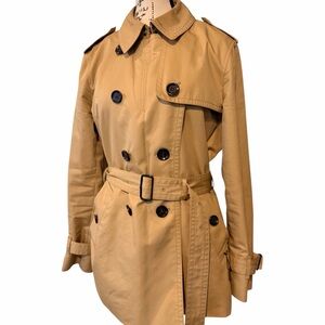 Coach Double-Breasted classic Tan Trench Coat